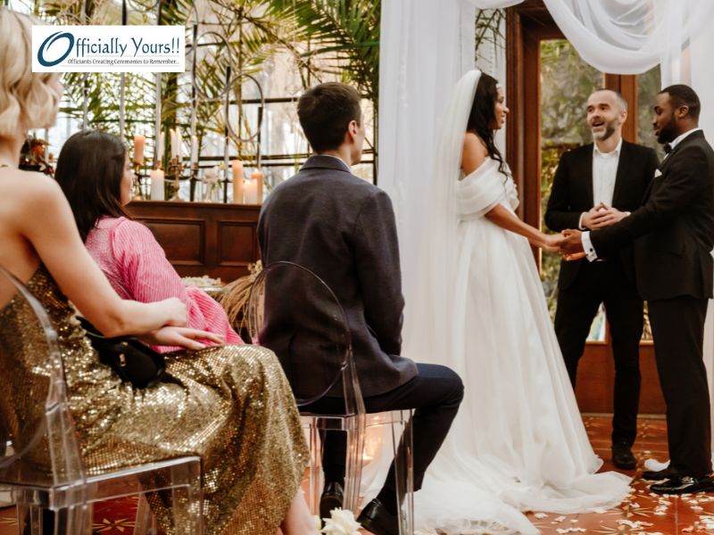 What questions should a couple ask their wedding officiant?